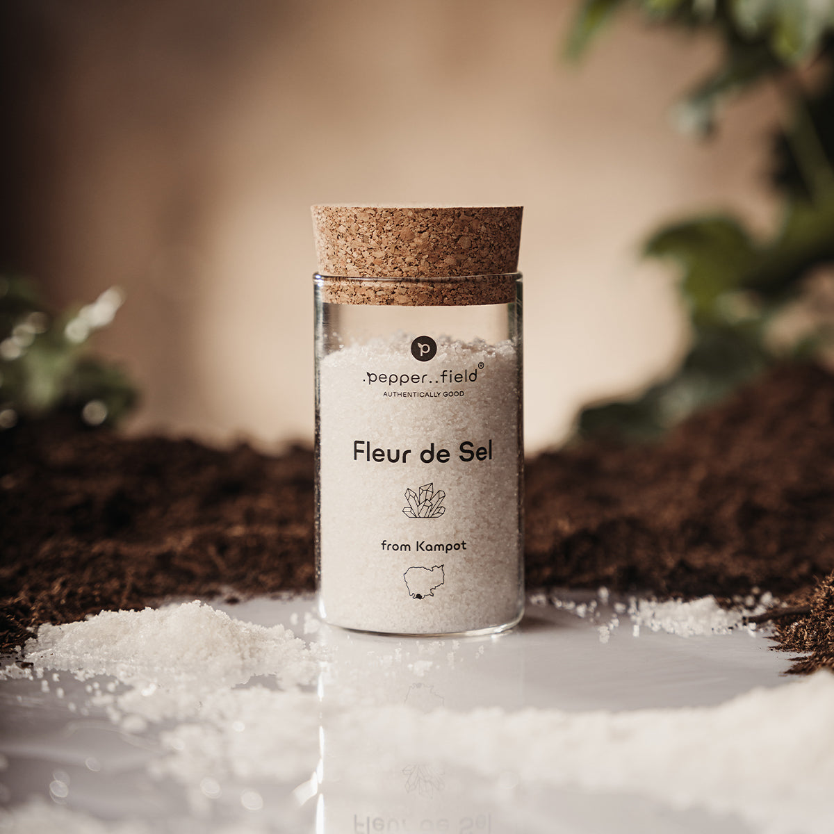 Soľný kvet - Fleur de Sel v sklenenej nádobe 160g